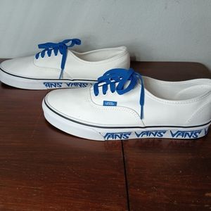 NIB Van's Authentic Sketch Sidewall Blue & White